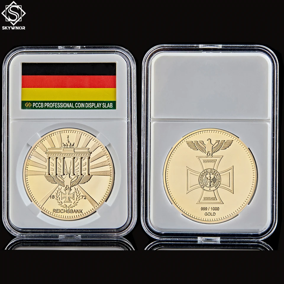 1872 Германия Рейхсбанк золото Deutsche Direktorium Металл Орел коллекционные