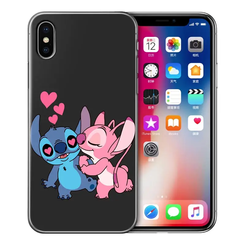 Joker Stitch Soft Silicone TPU phone Case Cover For iPhone 5 5S SE 6 6S 7 8 XS X Max Plus Coque Capa Shell Cute animal luxury |