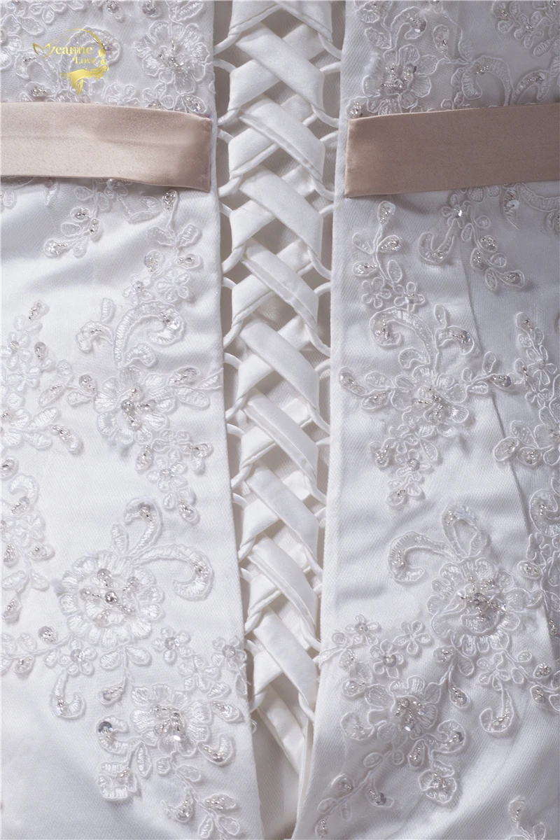 2021 Новое поступление Свадебные платья для девочек Robe De Mariage Тюль Кружева бисерная
