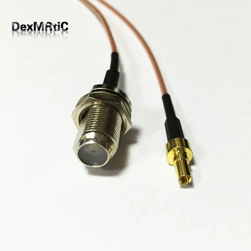 3G HUAWEI ZTE модемный кабель CRC9 прямой к F гнезду гнездо pigtail RG18 15 см/30 см/50 см/100 см