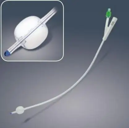 10 шт./упак. 2 Way 100% силиконовый катетер Фолея стандарт Balloon10cc и 30cc Размер 14 22Fr