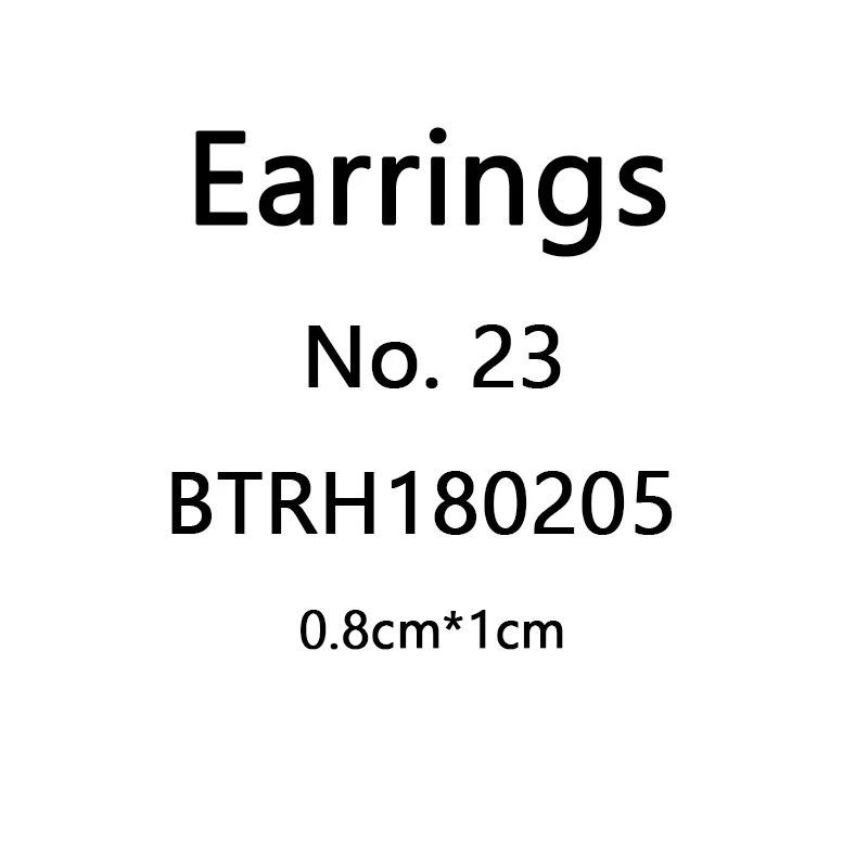 Серьги нет. 23 BTRH180205 серьги известного бренда для женщин розовое золото цвет из