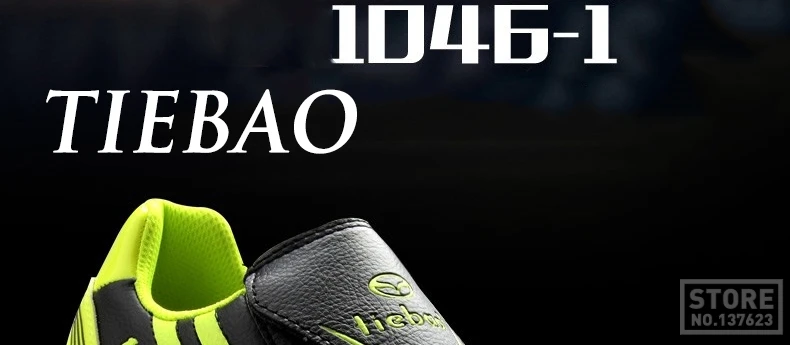 TIEBAO, профессиональные мужские и женские футбольные бутсы, уличные футбольные бутсы, TF дерн, резиновая подошва, спортивная обувь, обувь для родителей и детей