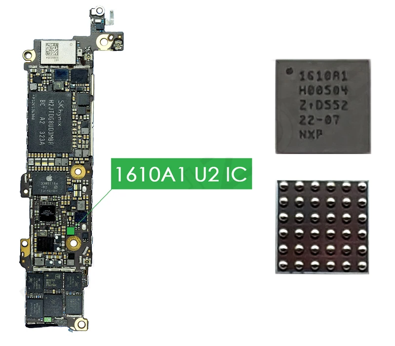 U2 Зарядка IC 1610A1 для iPhone 5s 5c iPad Mini 2 Air BGA микросхема питания 1 шт.|Платы мобильных