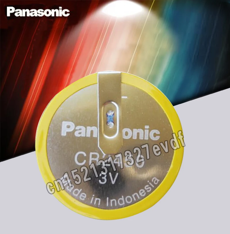 Оригинальный литиевый аккумулятор Panasonic CR2450 с контактами 3V coin cell 2450 1