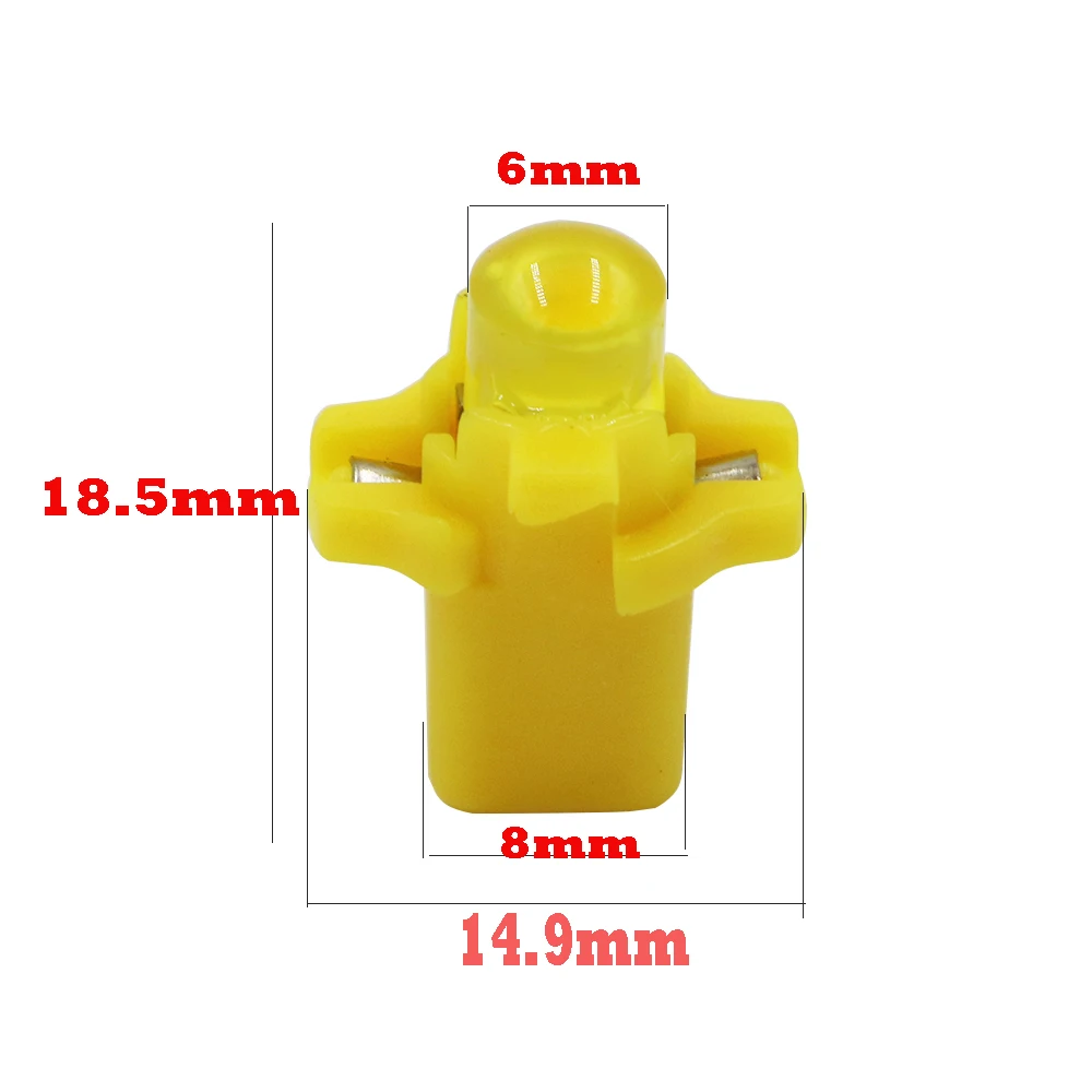 YSY B8.3D COB 1SMD LED клиновидная лампа для приборной панели автомобиля индикатор
