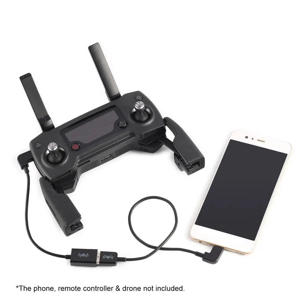 4 шт. USB OTG кабель для type-C Lightning Micro USB кабель для передачи данных линии для DJI Mavic Pro Air Spark Дрон пульт дистанционного управления