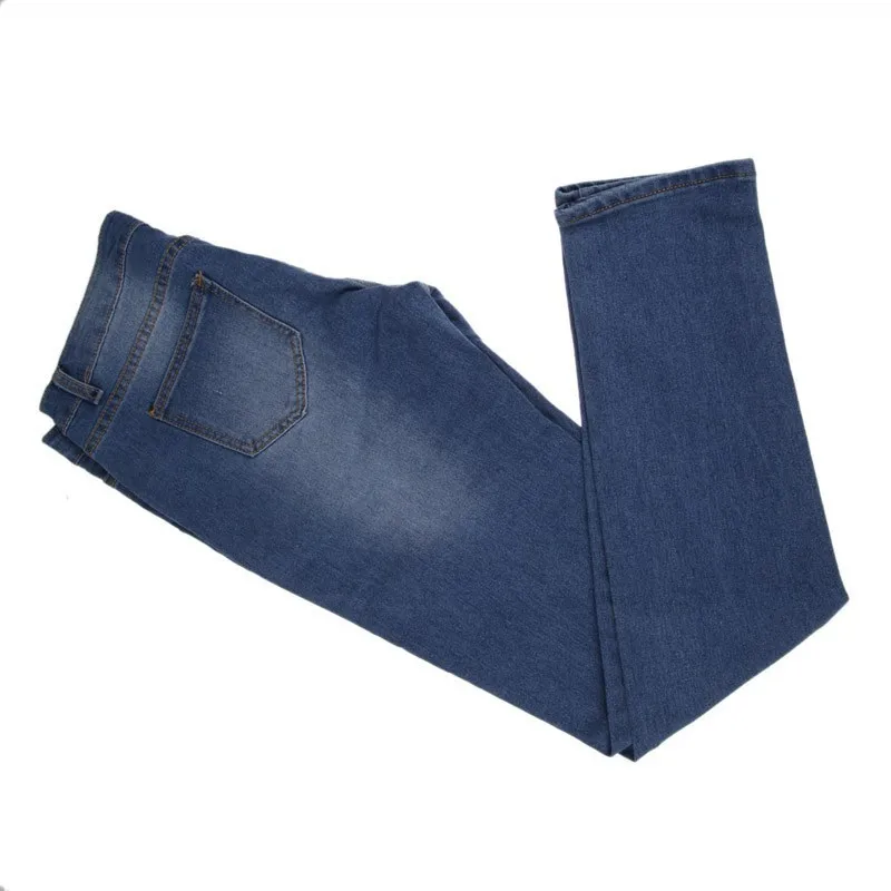 Женские узкие джинсы брюки карандаш модные большого размера в стиле хип хоп