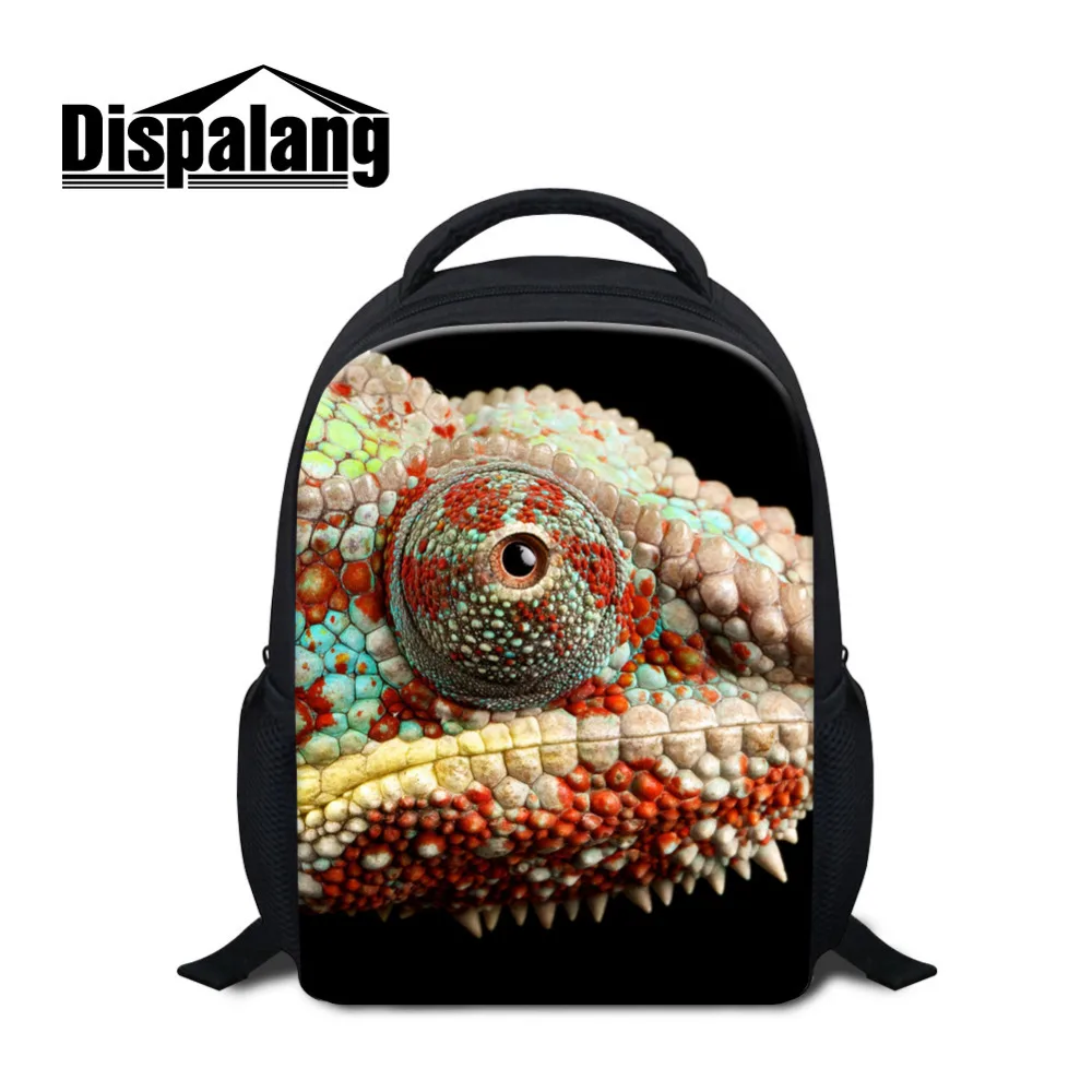 Dispalang школьные сумки для детского сада с принтом ящерицы маленькие рюкзаки