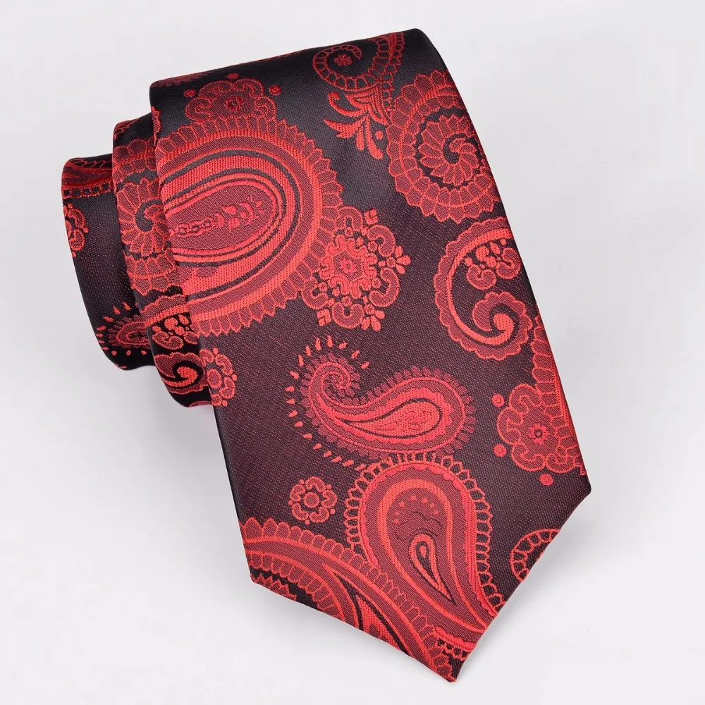 

Ikepeibao Men Wine Neckwear High Quality Korea Necktie Polyester Jacquard Woven Handmade Ties