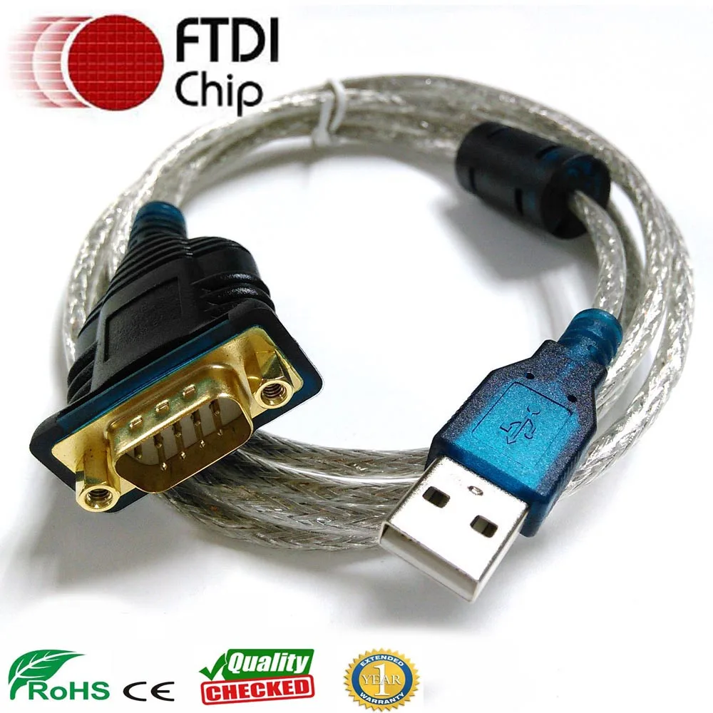 3mtr прозрачный синий ftdi usb rs232 последовательный адаптер кабель к kable chip micro серийный