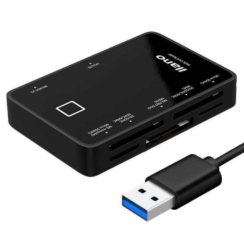 Llano 7 в 1 USB 3 0 считыватель смарт-карт флэш мульти-карт памяти для TF/SD/MS/CF 4 карты