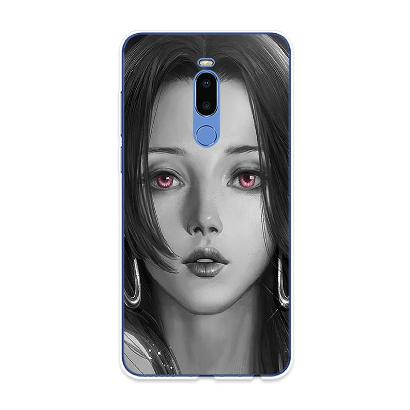 Чехол для телефона Meizu 15 Lite 16 16th Plus 16X 16S X8 Цельный силиконовый чехол с рисунком Note 8