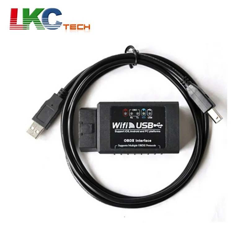 2019 цены по прейскуранту завода изготовителя ELM27 WI FI USB OBD2 сканер Авто