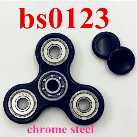 1 шт. детский подарок EDC Tri-Spinner игрушки краб ручной Спиннер металлический Спиннер палец гироскоп взрослые с СДВГ декомпрессия Спиннер игрушка - Цвет: 1 pc GCR15 B Silver