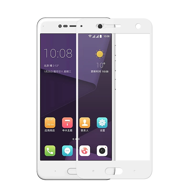 Закаленное стекло для ZTE Blade V8 5 2 дюйма защита экрана с полным покрытием