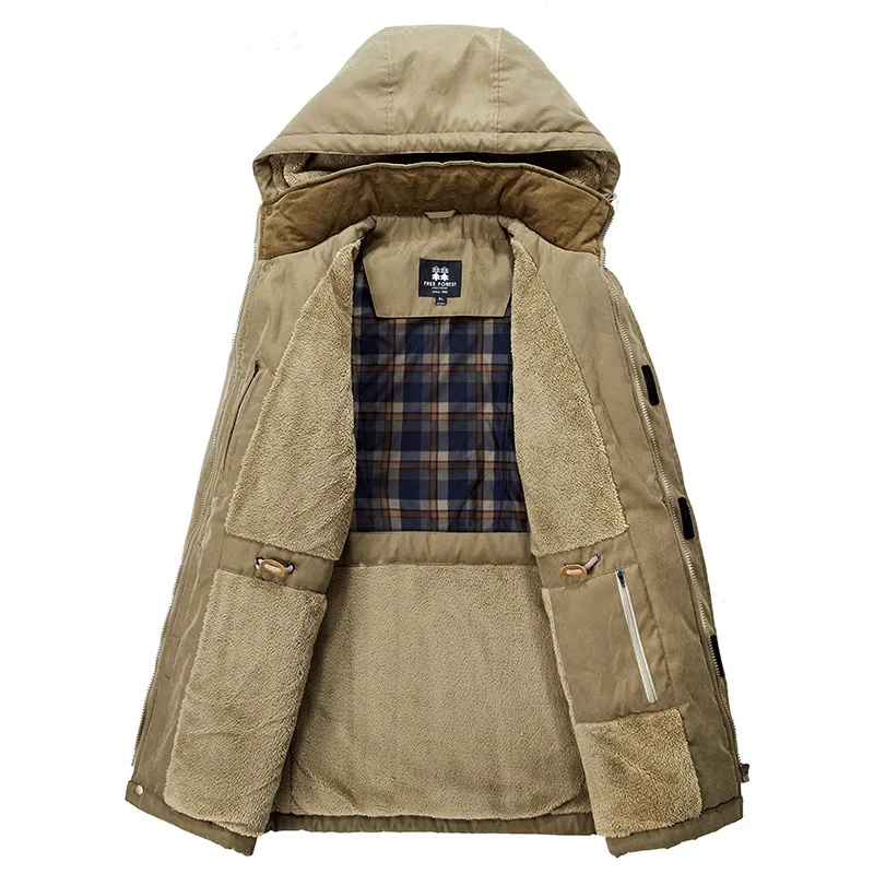 

Plus size L - 7XL thick warm winter parkas men hooded coats male outerwear 2018 new autumn winter collection