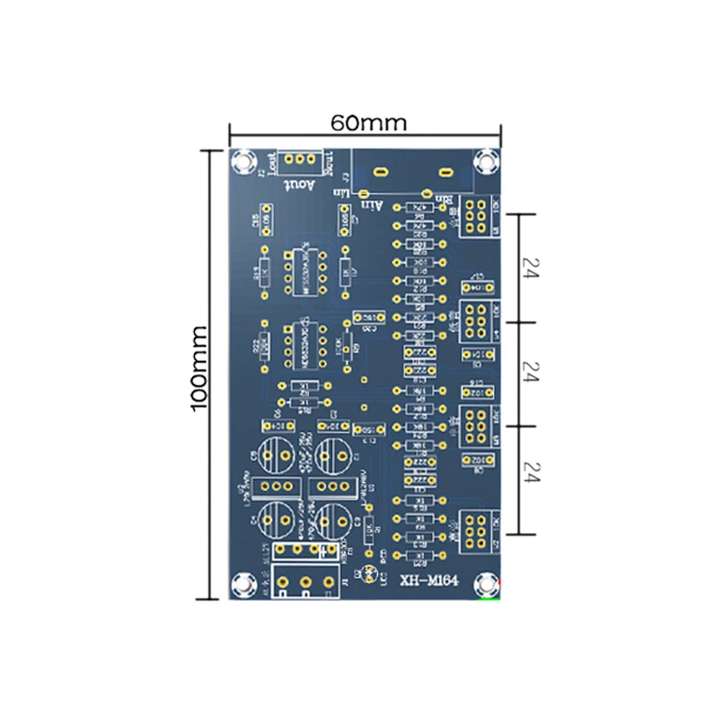 Предварительный усилитель NE5532 плата регулировки звука двойная AC12V HIFI