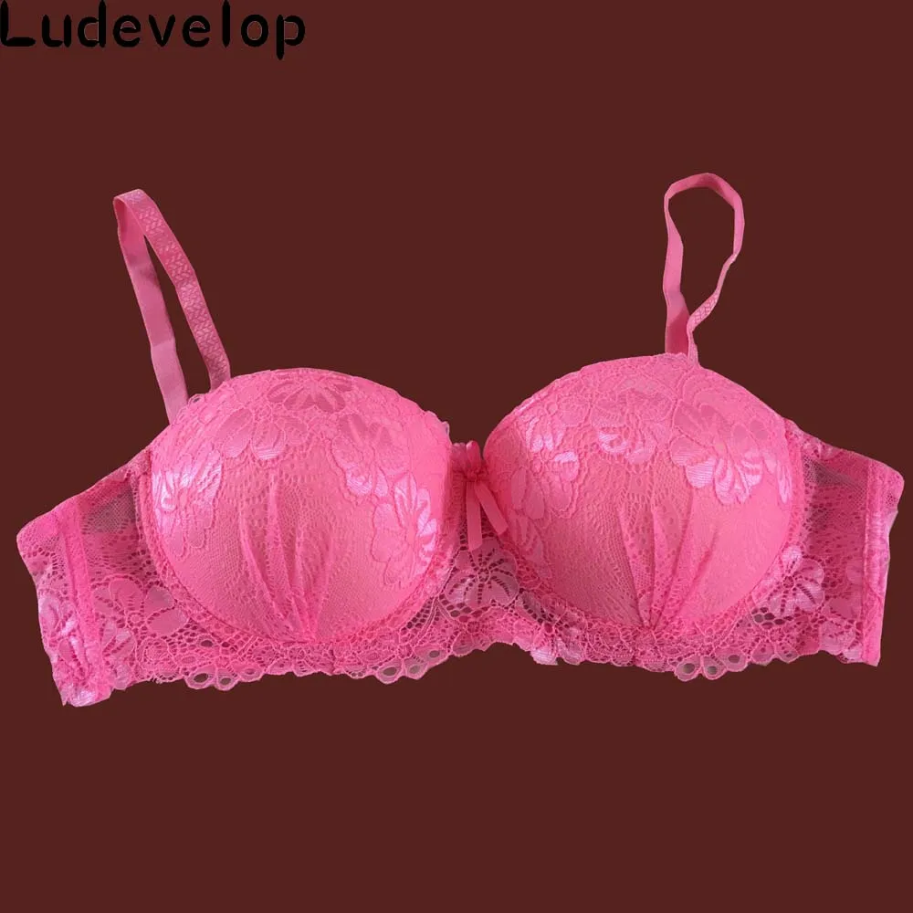 Ludevelop Для женщин пикантные Бюстгальтеры для черный красный синий зеленый Нижнее