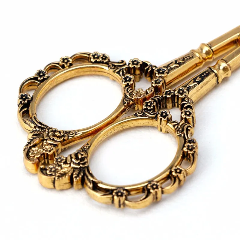 

1PC Stainless Steel European Vintage Stationery Scissors Cutting Supplies Sewing Shears DIY Tools hyq