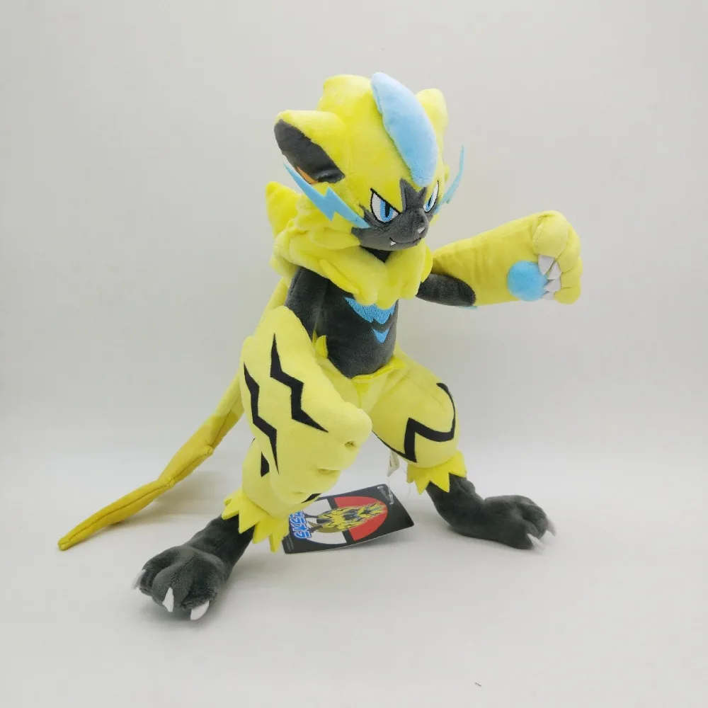 32 см Zeraora плюшевые Электрический Кот зверь системы качества качели игрушки для