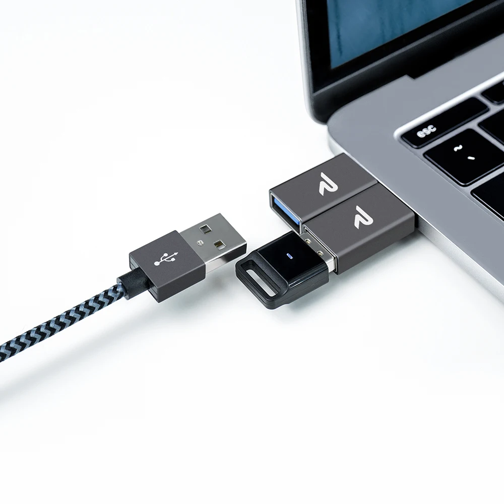 [2 шт./упак.] RAMPOW OTG USB C Адаптеры 5 Гбит/с QC3.0 Тип адаптер для MacBook 3 0 samsung S9/huawei P20
