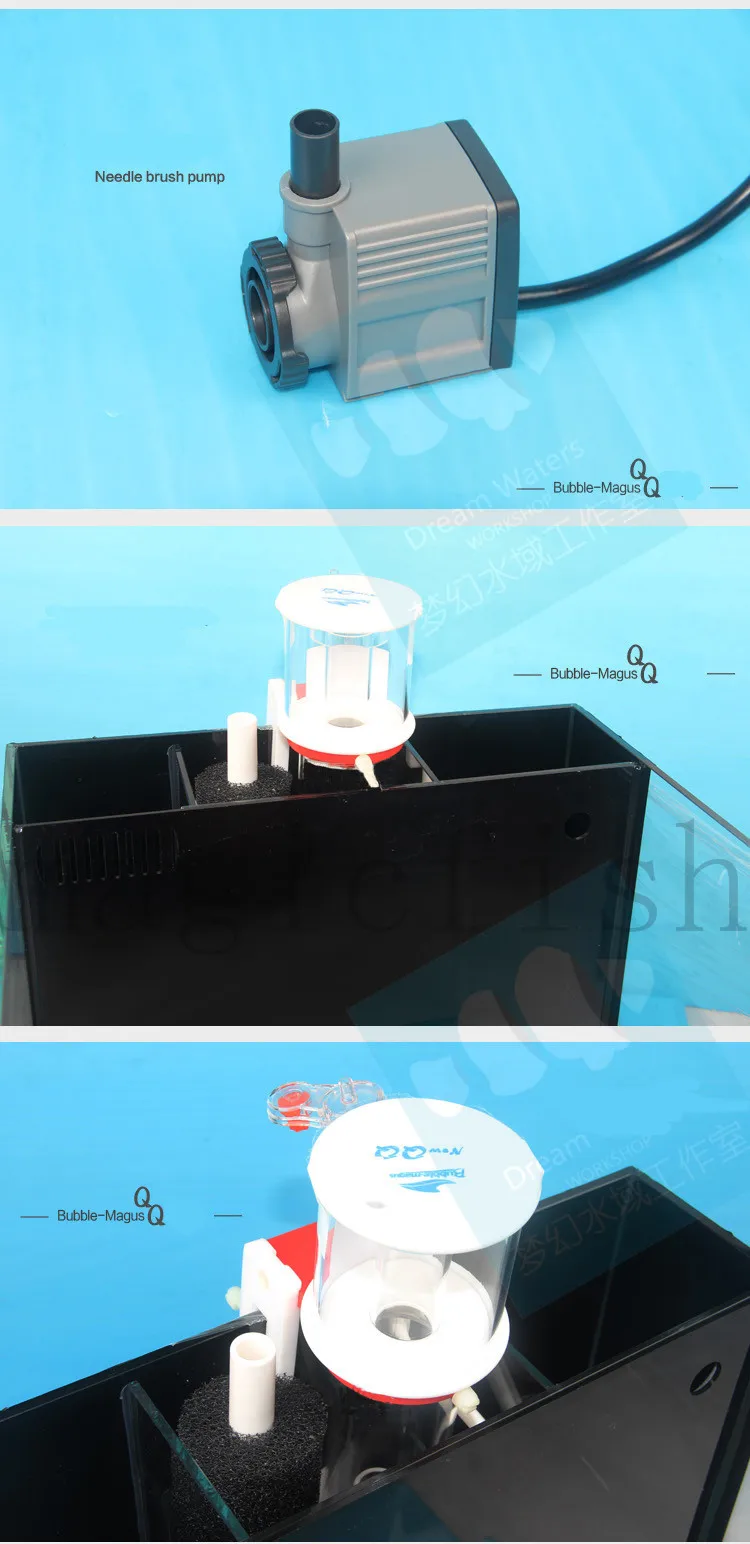 Флотатор Риф Танк коралловых NACQQ1 BMQQ1 BMQQ BMQQ2 NACQQ BMQQ3 Bubble Magus Мини Nano QQ1 висит на морских танк QQ3