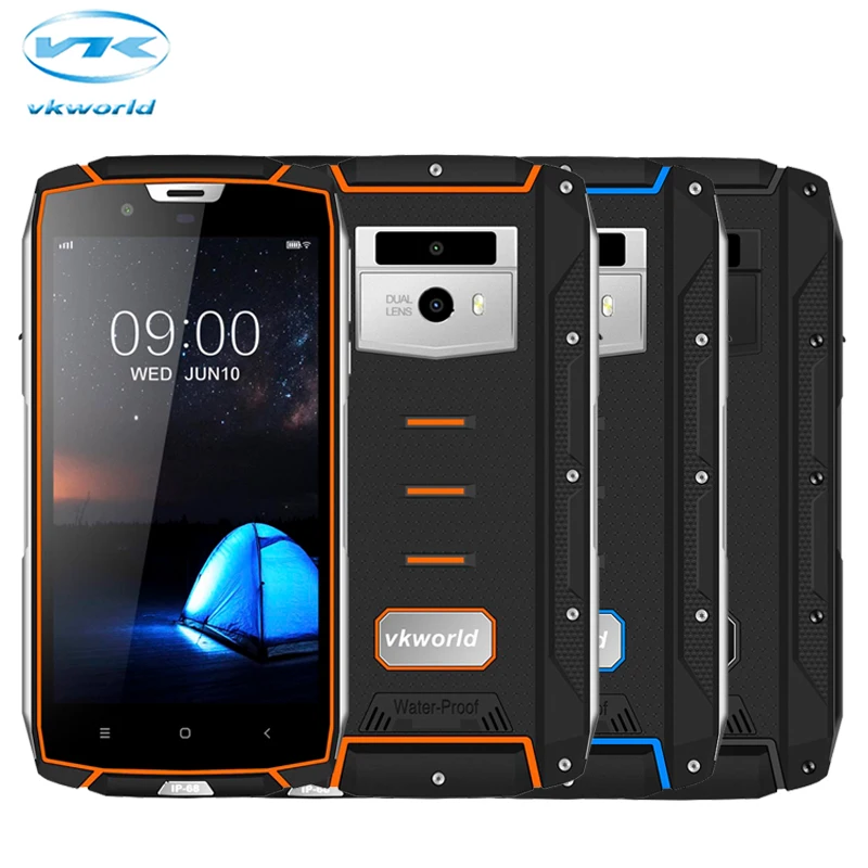 VKworld VK7000 IP68 Водонепроницаемый мобильный телефон 5 2 дюймов 4 Гб Оперативная память