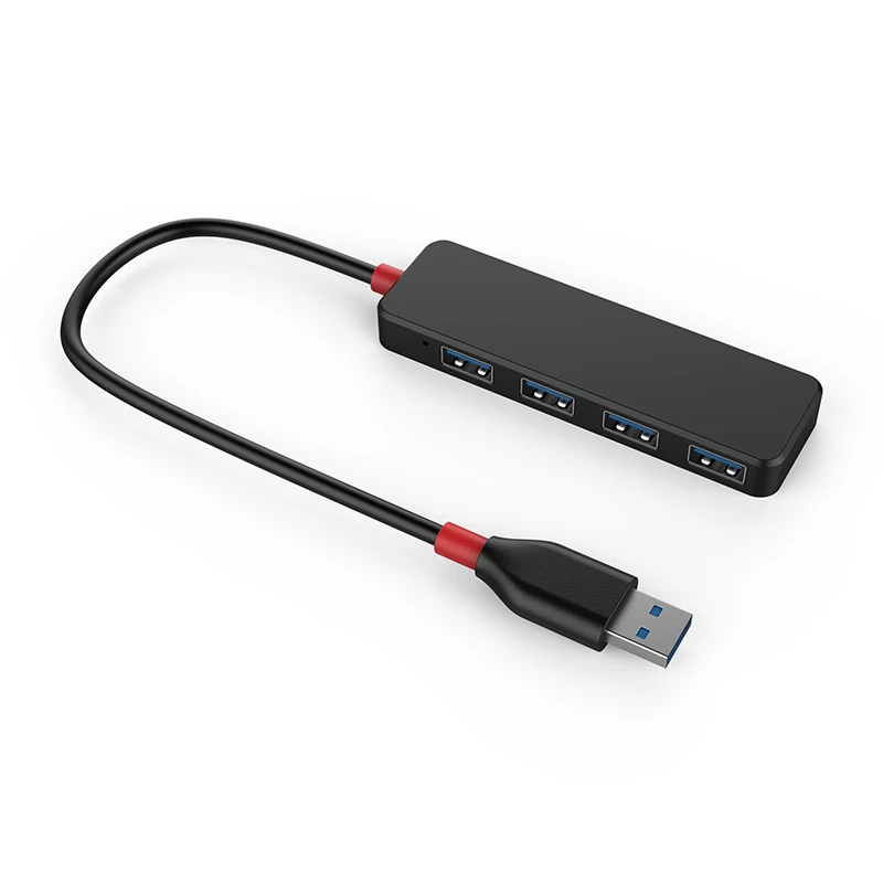 Высокоскоростной концентратор USB 3 0 4 порта 5 Гбит/с тонкий компактный
