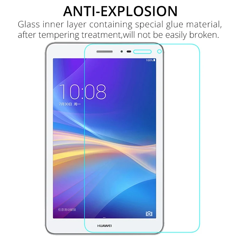 Закаленное стекло для Huawei MediaPad T1 7 8 0 T1-821W T1-823L T1-701u стеклянная пленка | Компьютеры и