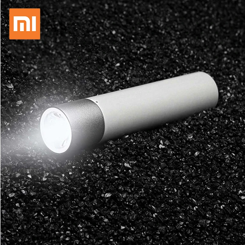 Оригинальный умный фонарик Xiaomi регулируемый режим яркости вращающаяся головка