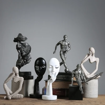 Статуэтки из смолы миниатюрные настольные украшения для дома украшение комнаты