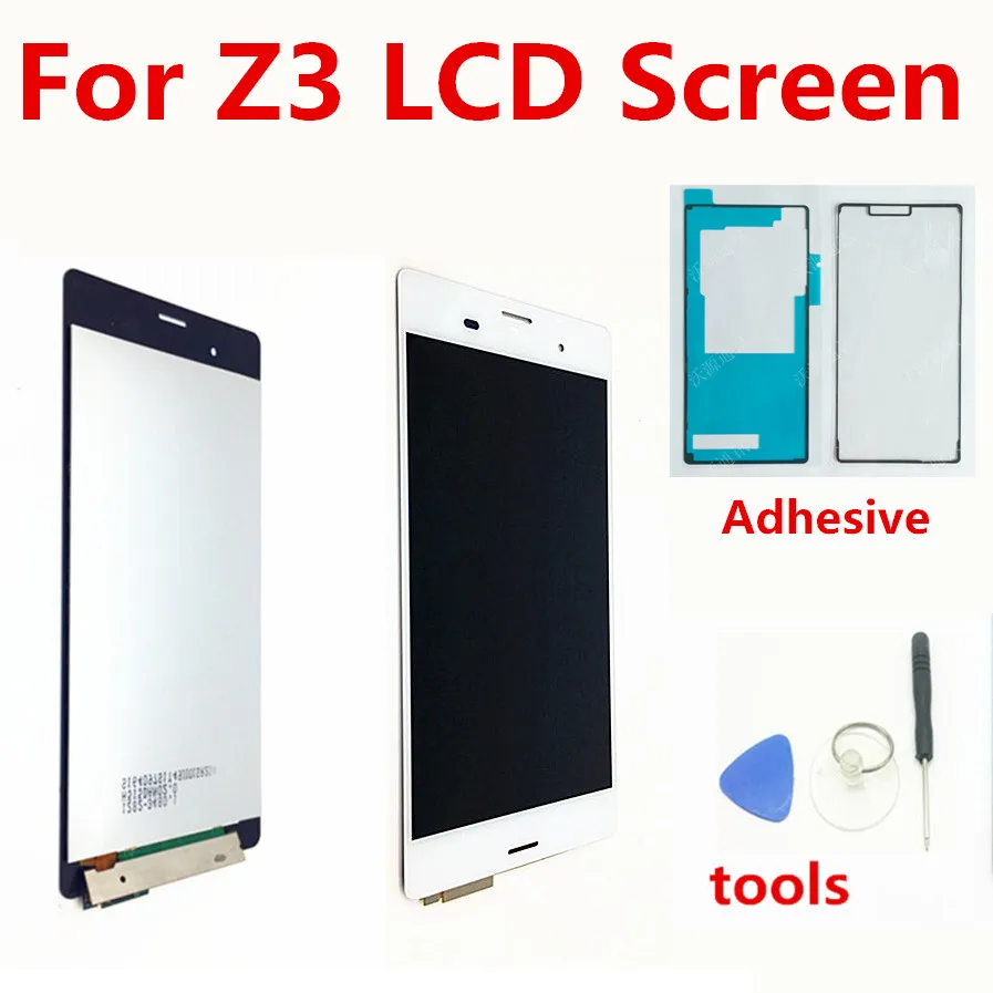 Для sony Z3 дисплей для Sony Xperia LCD L55t D6603 D6653 ЖК-дисплей сенсорный экран дигитайзер в