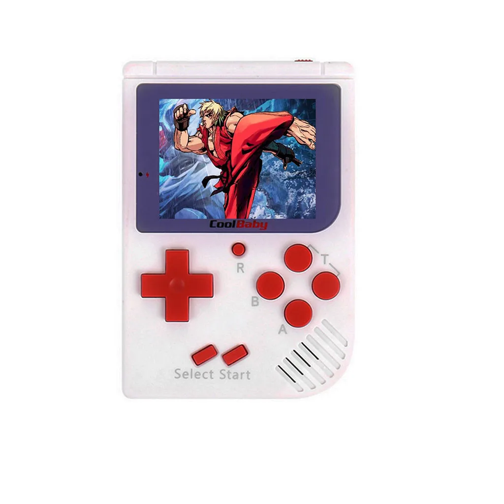 White Видеоигра ретро мини портативная игровая консоль Gameboy встроенные 129 классические игры лучший подарок для ребенка Ностальгический игровой пазл - Цвет: White