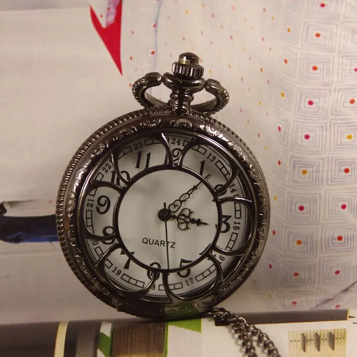 Часы wp033 с цепочкой для мужчин и женщин карманные часы в стальном стиле