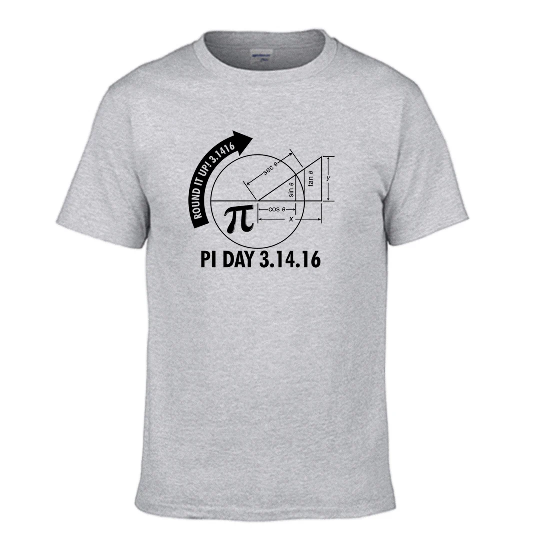 Футболка с коротким рукавом Pi Day 3 1416 летняя мужская футболка из хлопка