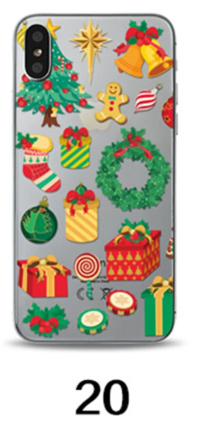 New painted Christmas mobile phone shell custom transparent TPU soft protective cover manufacturers wholesale for iphone 6 | Мобильные