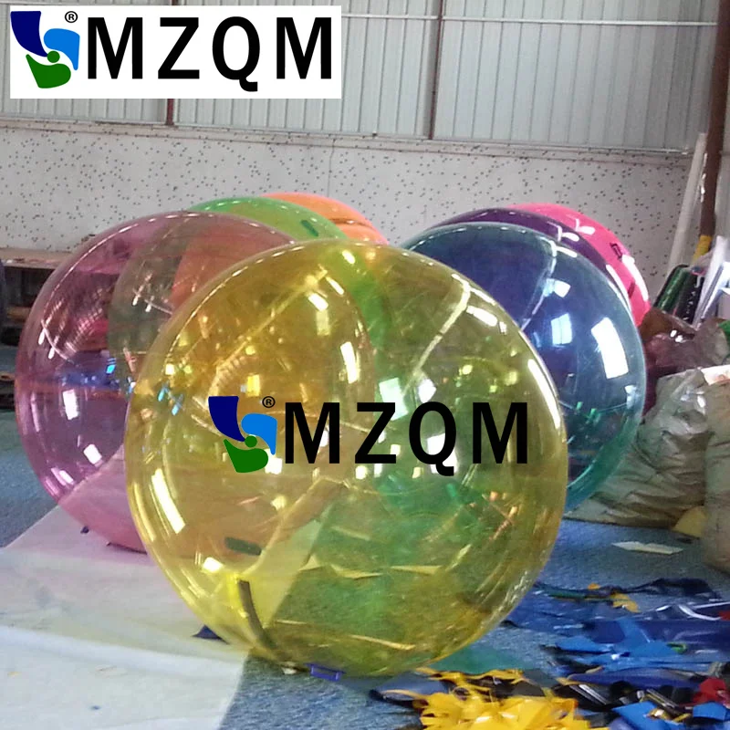 Kopen MZQM Gratis Verzending 2.0m Outdoor Sport Water Lopen Bal Zorb Bal Opblaasbare Water Bal Menselijke Hamster Bal Te Koop