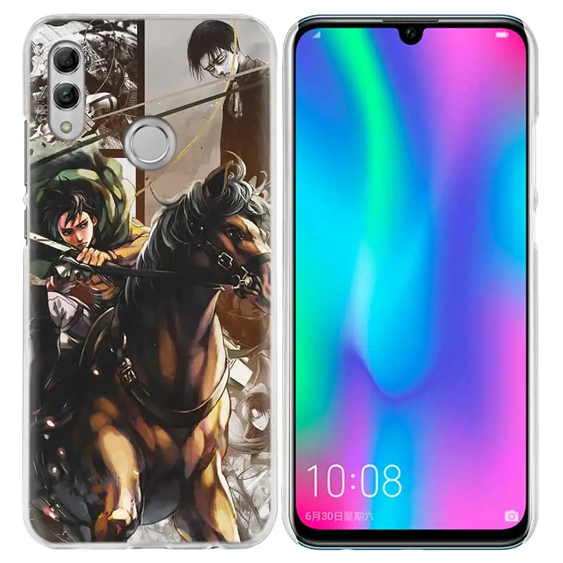 Обувь для косплея по аниме «атака на Титанов» аниме чехол для huawei Honor 8X Y9 9 10 Lite Play 7C 8C 8S 8A фотоаппаратов моментальной печати 7S 7A Pro V20 20i Y6 Y7 Y5 жесткий чехол из ПК для телефона - Цвет: 04