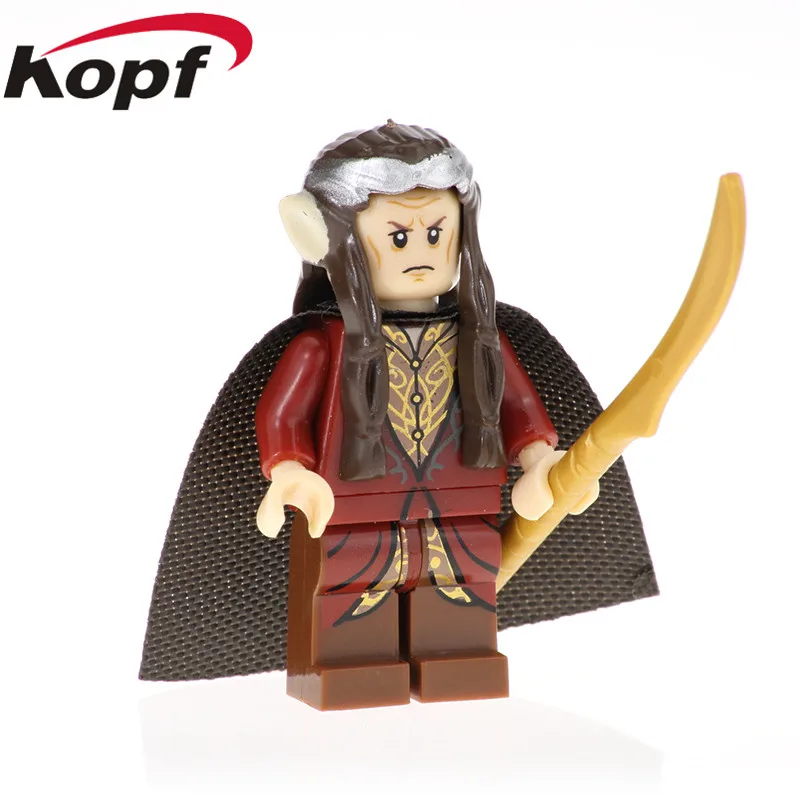 PG544 Without Box PG8160 Одиночная распродажа Хоббит Властелин колец Samwise Gamgee Frodo Baggins Aragorn Gandalf Radagast фигурки Кирпичи Детские игрушки - Цвет: PG544 Without Box
