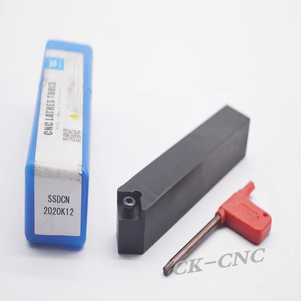 

SSDCN2020K12 20*20**125mm 90degreeCNC Lathe External Cutting Tool Middle Holder For SC**1204 inserts