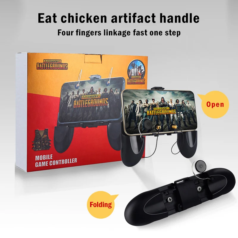 W12 L1 R1 Кнопка PUGB мобильный игровой контроллер бесплатно Fire PUBG Джойстик Геймпад