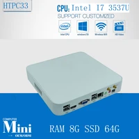 windows pc mini box embedded intel core i7 3537u max 3 1ghz 4m cache 8gb ram 64gb ssd 300m wifi hdmi vga dual display