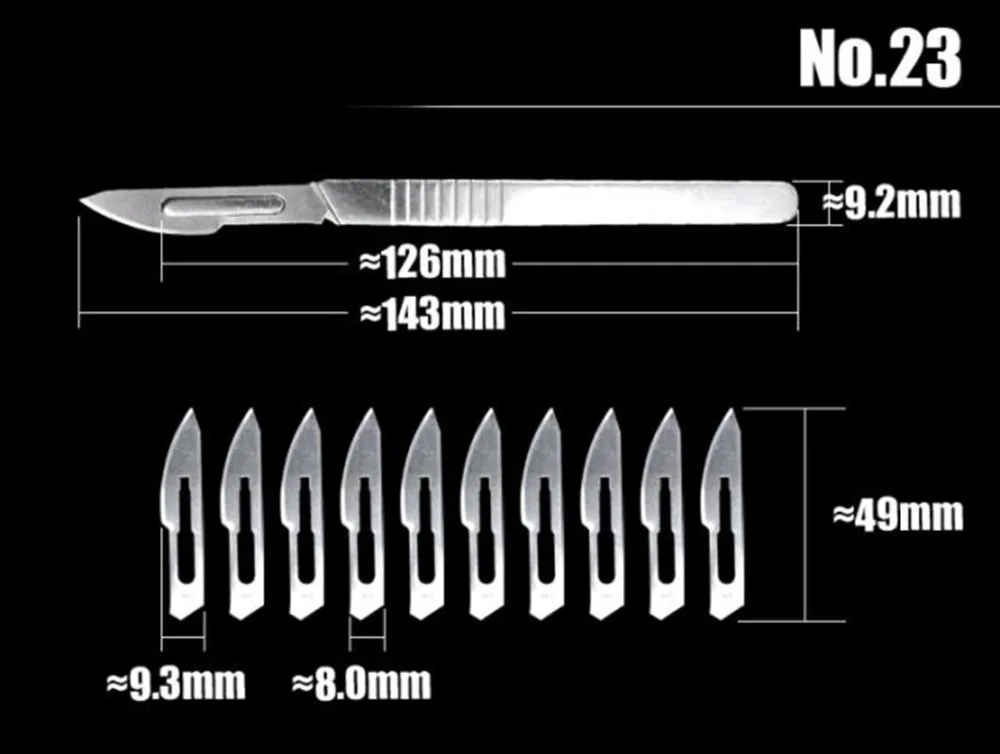 2 шт. детский хирургический нож с 20 лезвиями | Инструменты