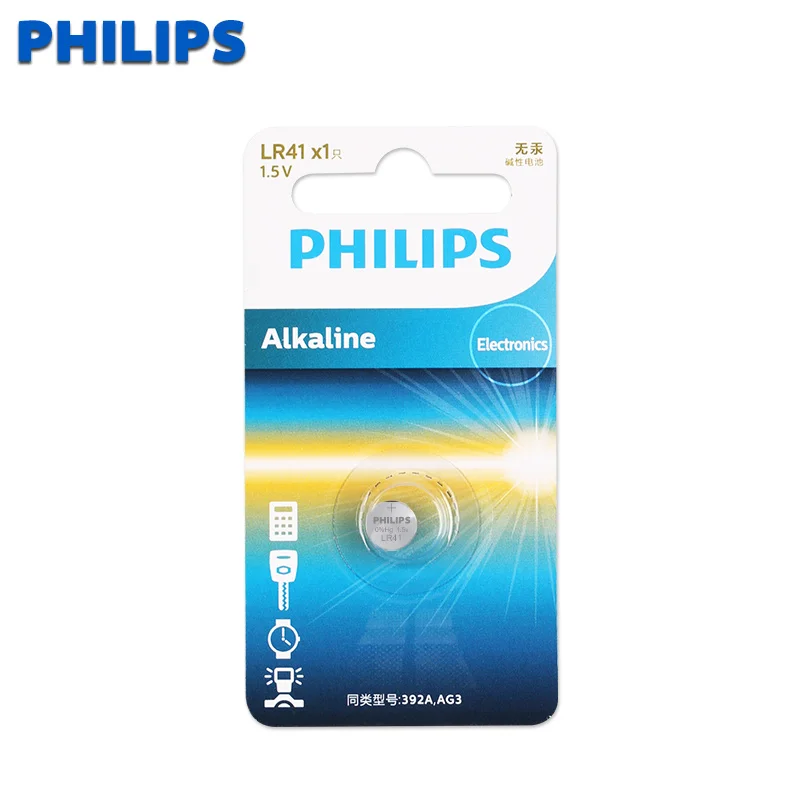 Philips 20 шт. AG3 для часов игрушек пульт дистанционного управления SR41 192 Cell монета