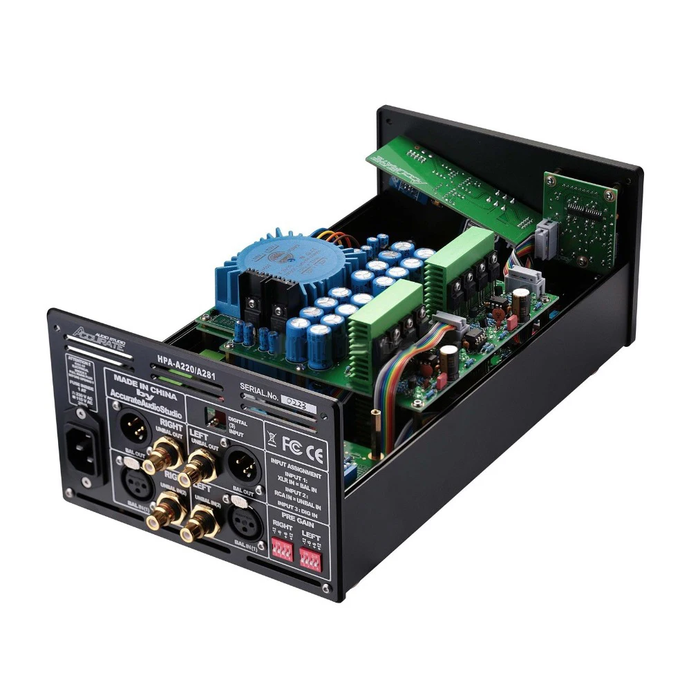 Billig Hpa-a281 Hallo-end Ausgewogene Kopfhörer Kopfhörer Verstärker AMP Digitale Xlr/rca Stereo Kopie/referenzielle Violectric Hpa V281 Preamp