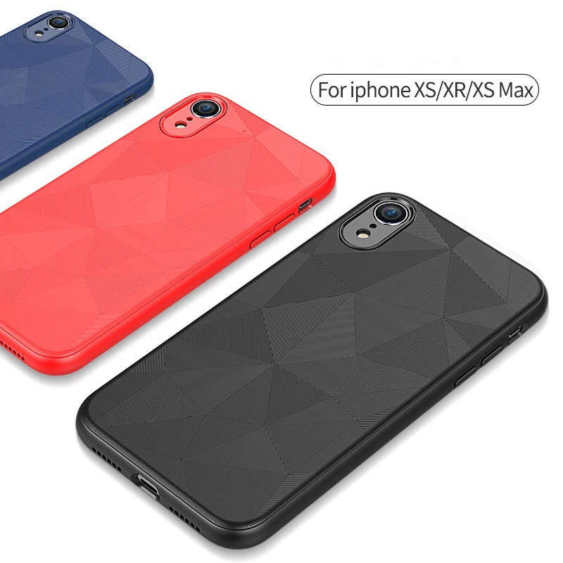 Матовый чехол мягкий из ТПУ для iPhone XR XS Max 7 8 Plus чехлы телефонов новый стиль