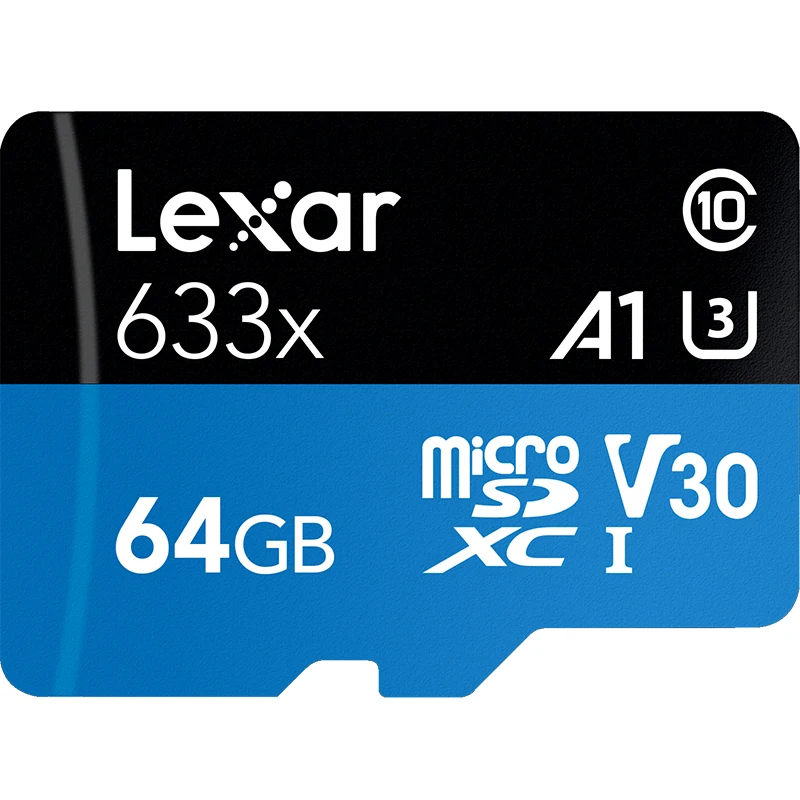 Карта памяти Lexar TF карта 64 Гб U3 V30 Micro SD класс 10 U1 SDHC 32 ГБ V10 633x Max 95 МБ/с для 3D 4K HD-видео