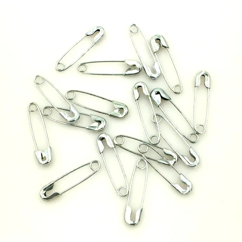 

2000PCS Silver Tone Safety Pins Brooches Needles Sewing Tools Classic DIY Metal Bag Ornaments Scrapbook Accessories 19mm