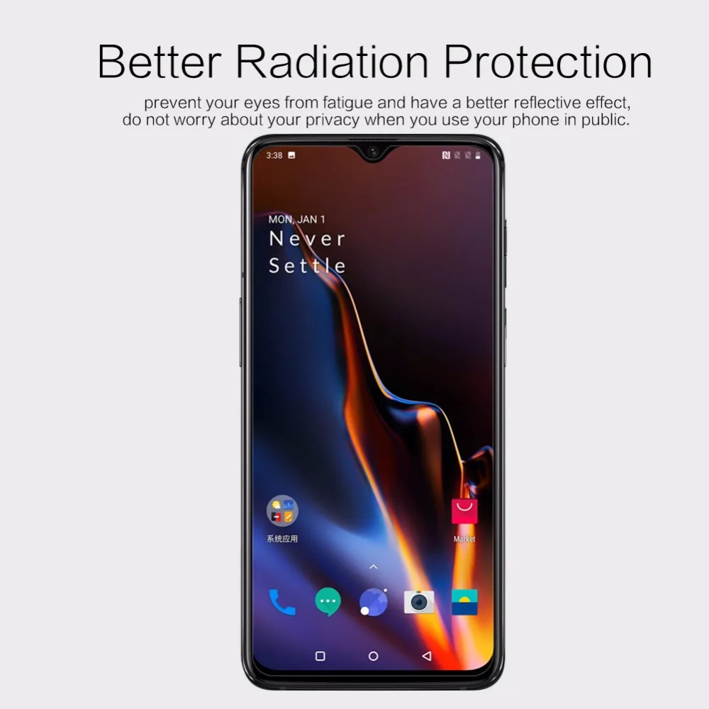 2 шт./лот протектор экрана для oneplus 7 one plus 7 NILLKIN Антибликовая матовая защитная пленка с розничной упаковкой